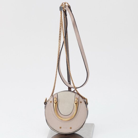 Chloe Calfskin Suede Pixie Small Shoulder Bag - Picture 1 of 6